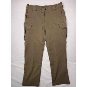 5.11 Tactical Stryke Cargo Pants Mens 34x30 Khaki Flex-Tac Ripstop 74369-055